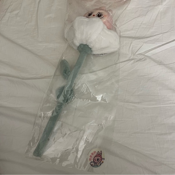 Labubu pink mokoko flower fairy plush - Picture 4 of 4